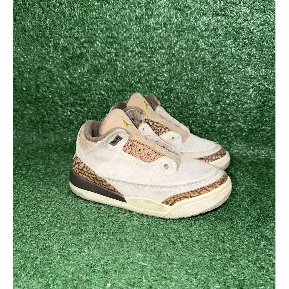 Air Jordan‎ 3 Retro Palomino Toddler Size 13C Walking Shoes Sneakers DM0966-102